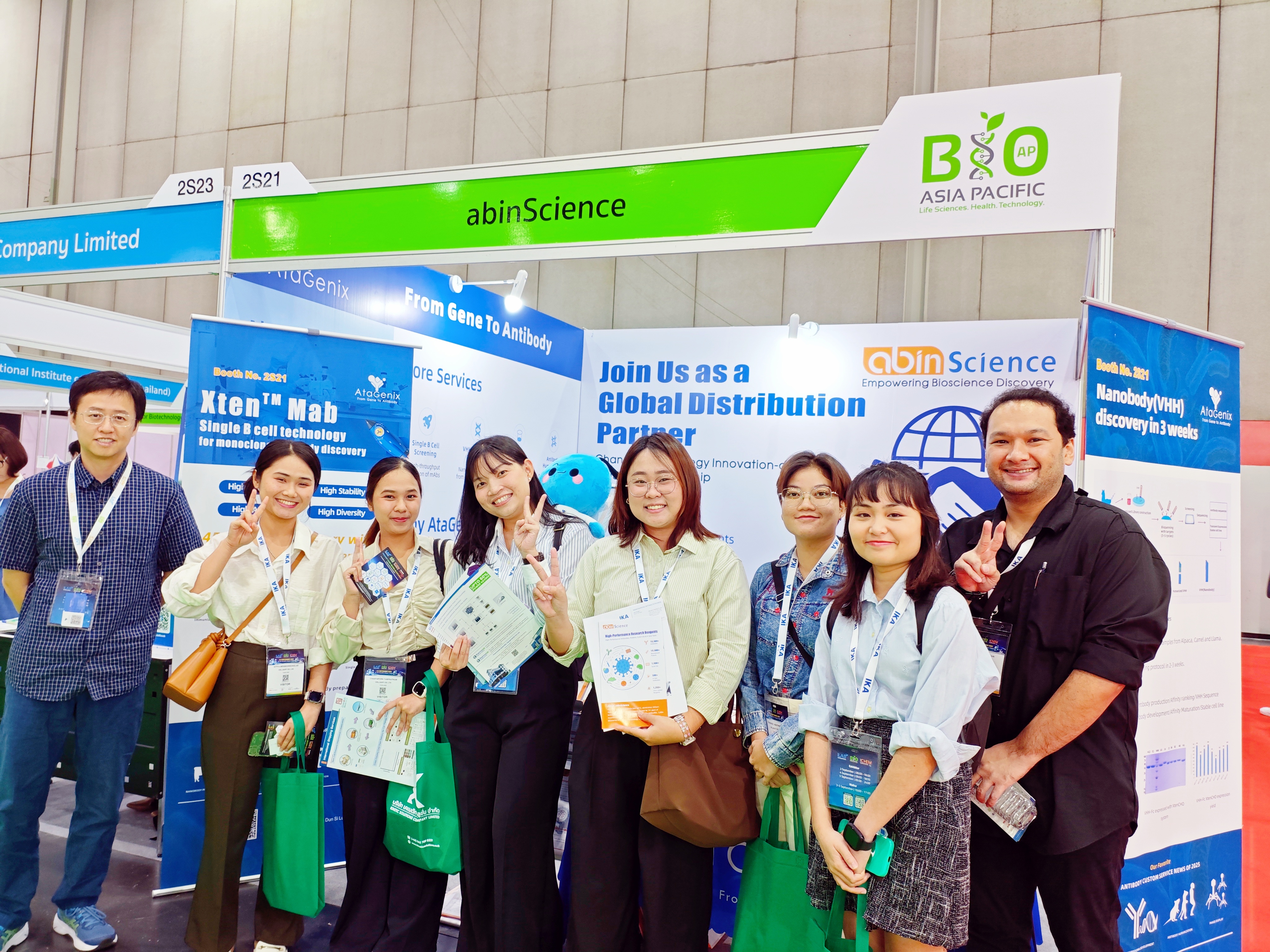 普健生物(AtaGenix)亮相Thailand LAB International 2025:抗體發(fā)現(xiàn)與蛋白表達(dá)技術(shù)引領(lǐng)生物技術(shù)創(chuàng)新 普健生物(AtaGenix)亮相Thailand LAB International 2025:抗體發(fā)現(xiàn)與蛋白表達(dá)技術(shù)引領(lǐng)生物技術(shù)創(chuàng)新